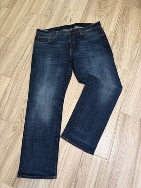 Buffalo David Bitton Men's Indigo Relaxed Straight Jeans